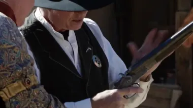 El vaquero de concurso