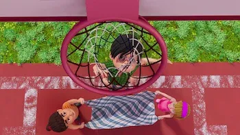 ¡El aro de básquet está roto!