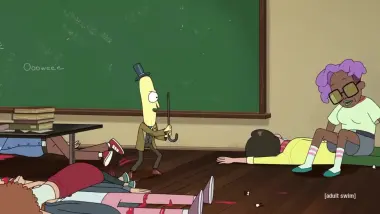 Una tripulación sobre la tripulación de Morty