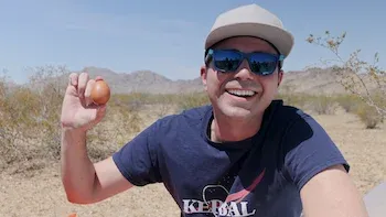 Lanzar un huevo desde el espacio