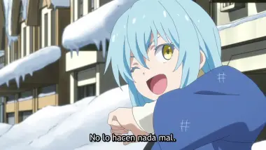 La ciudad cubierta de nieve